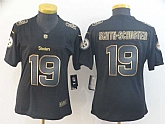 Women Nike Steelers 19 JuJu Smith-Schuster Black Gold Vapor Untouchable Limited Jersey,baseball caps,new era cap wholesale,wholesale hats